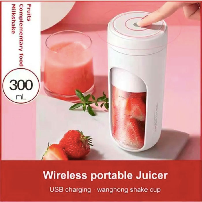Deerma Portable Mini Fruit Juicer Blender Mini Mixer 300ml - NU30